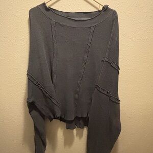 We The Free by Free People Charcoal Ellie Thermal
